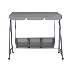 Huśtawka ogrodowa BOGART Metal Szary