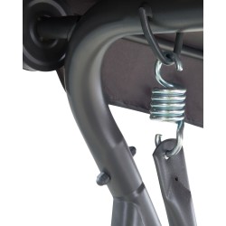 Huśtawka ogrodowa BOGART Metal Szary