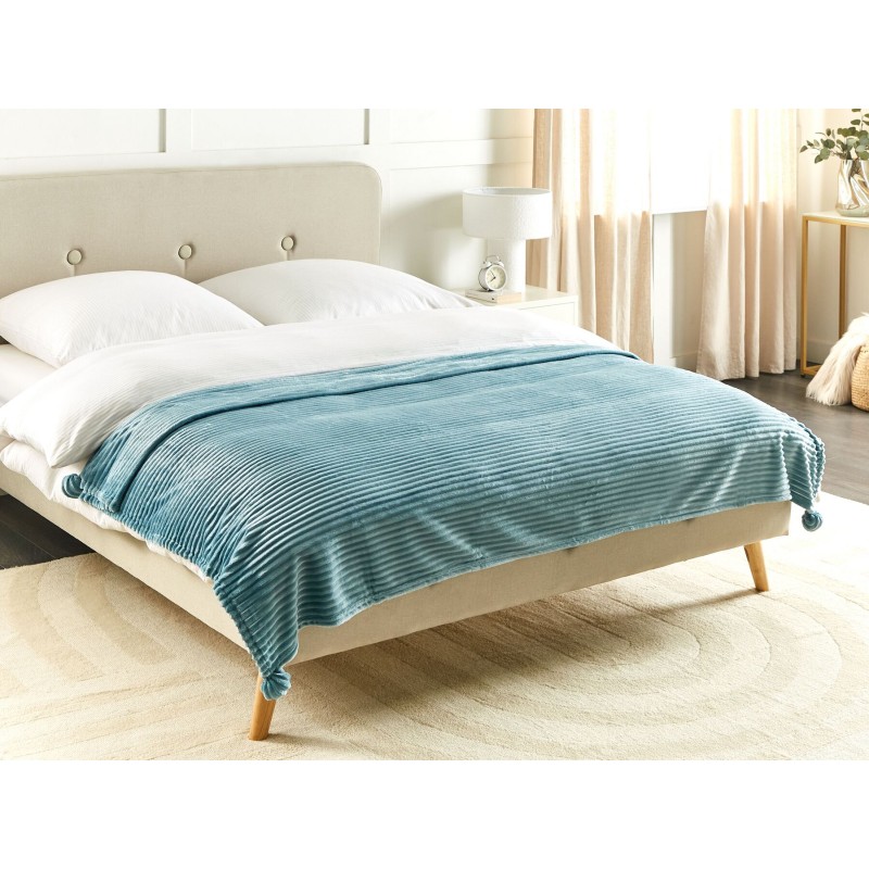 Koc KAWERI 150 x 200 cm Jasnozielony