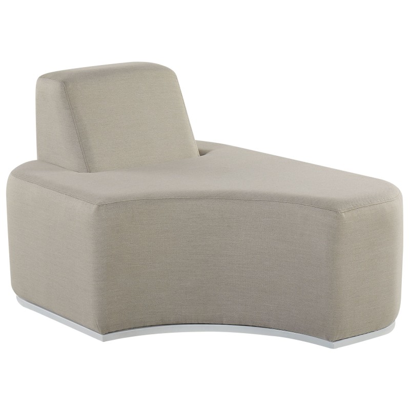 Zestaw ogrodowy ze stolikiem dla 2 osób FABRO Modułowy Jasnoszary