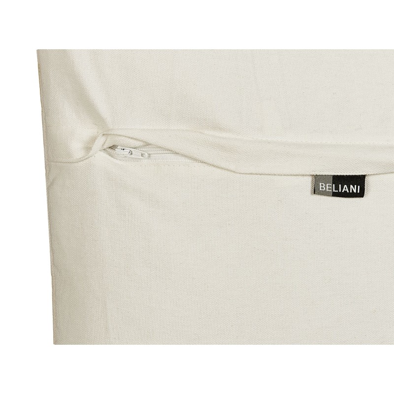 Zestaw 2 poduszek dekoracyjnych KHORA Bawełna 50 x 50 cm Czarny Wzór geometryczny