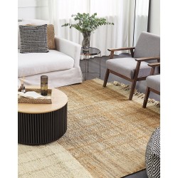 Dywan z juty 200 x 300 cm beżowy KARKIN