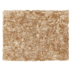 Narzuta na łóżko DELICE 150 x 200 cm Jasnobrązowy