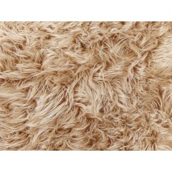 Narzuta na łóżko DELICE 150 x 200 cm Jasnobrązowy