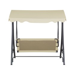 Huśtawka ogrodowa GARBO Metal Beżowy