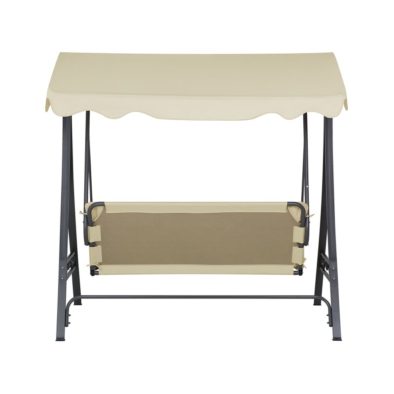 Huśtawka ogrodowa GARBO Metal Beżowy