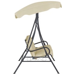 Huśtawka ogrodowa GARBO Metal Beżowy