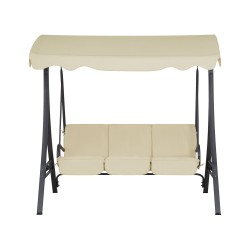 Huśtawka ogrodowa GARBO Metal Beżowy