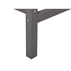 Stolik ogrodowy barowy ADIRONDACK 60 cm 59 cm Materiał syntetyczny Ciemnoszary