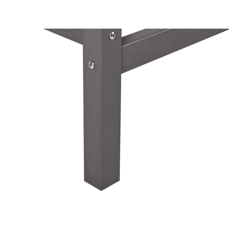 Stolik ogrodowy barowy ADIRONDACK 60 cm 59 cm Materiał syntetyczny Ciemnoszary