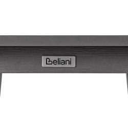 Stolik ogrodowy barowy ADIRONDACK 60 cm 59 cm Materiał syntetyczny Ciemnoszary