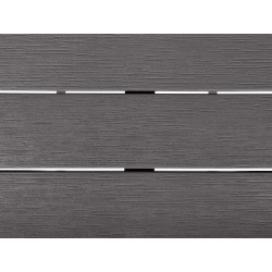 Stolik ogrodowy barowy ADIRONDACK 60 cm 59 cm Materiał syntetyczny Ciemnoszary