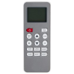 Kominek elektryczny z funkcją grzania NAMIB Z pilotem Biały