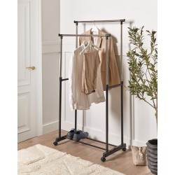 Wieszak na ubrania GILMER Czarny