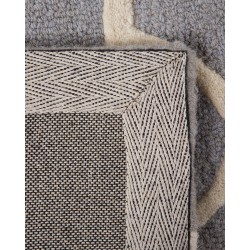 Dywan wełniany 140 x 200 cm szary SILVAN