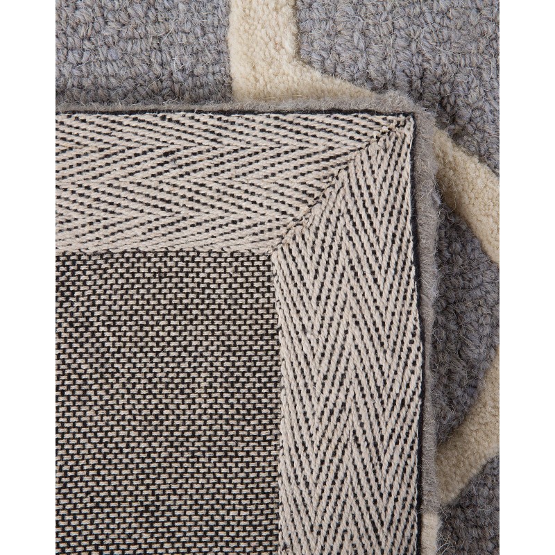 Dywan wełniany 140 x 200 cm szary SILVAN
