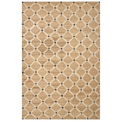 Dywan z juty 200 x 300 cm beżowy KALEKOY