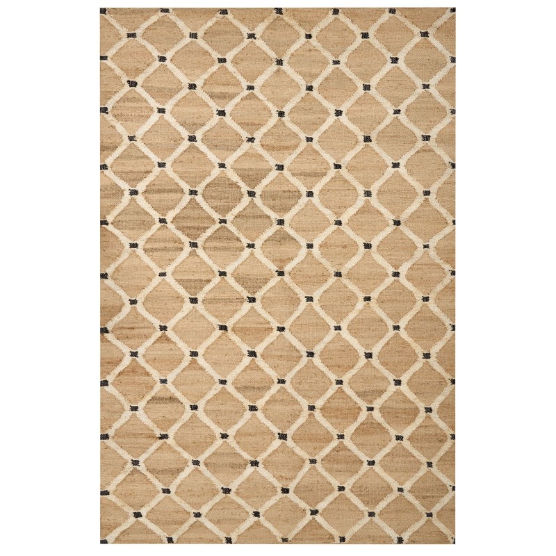 Dywan z juty 200 x 300 cm beżowy KALEKOY