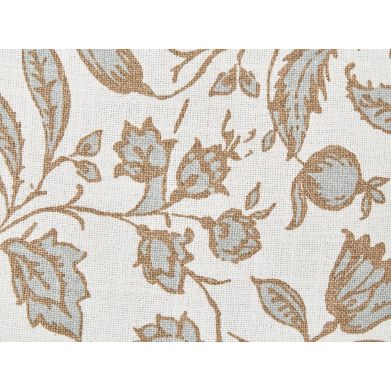 Zestaw 2 poduszek dekoracyjnych LIVISTONA Bawełna 45 x 45 cm Biały Wzór kwiatowy