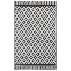 Dywan zewnętrzny 120 x 180 cm czarny THANE