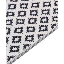 Dywan zewnętrzny 120 x 180 cm czarny THANE