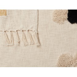 Koc ADONI Bawełna 130 x 180 cm Beżowy