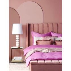 Komplet pościeli HARMONRIDGE Bawełna satynowa 220 x 240 cm Różowy