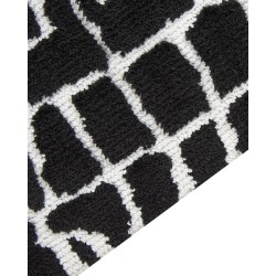 Dywan 200 x 300 cm czarno-biały PUNGE