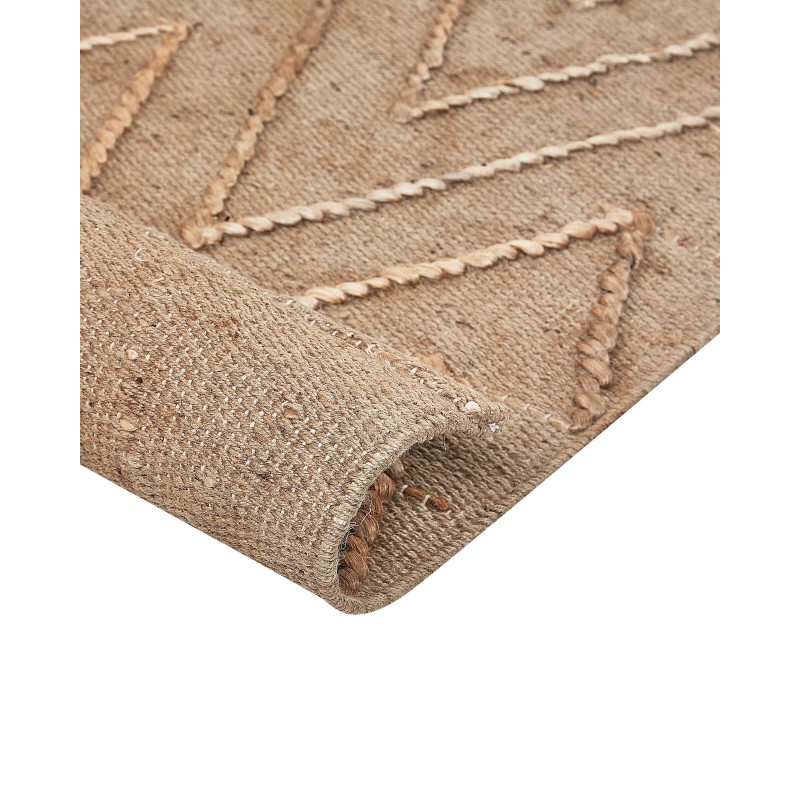 Dywan z juty 160 x 230 cm beżowy DADAY