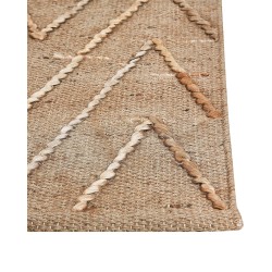 Dywan z juty 160 x 230 cm beżowy DADAY