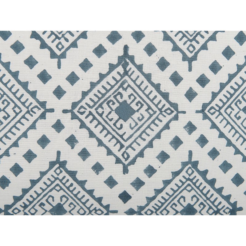 Zestaw 2 poduszek dekoracyjnych CORDATA Bawełna 45 x 45 cm Niebieski Wzór orientalny