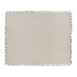 Narzuta na łóżko YERBENT Bawełna 150 x 200 cm Jasnoszary