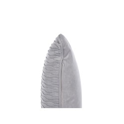 Zestaw 2 poduszek dekoracyjnych MOTARI Welur 30 x 50 cm Szary Wzór geometryczny