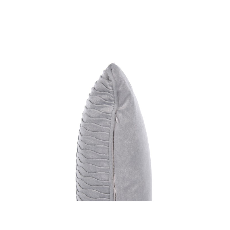 Zestaw 2 poduszek dekoracyjnych MOTARI Welur 30 x 50 cm Szary Wzór geometryczny