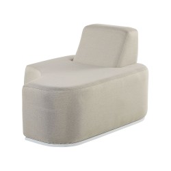 Zestaw ogrodowy ze stolikiem dla 4 osób FABRO Modułowy Jasnoszary