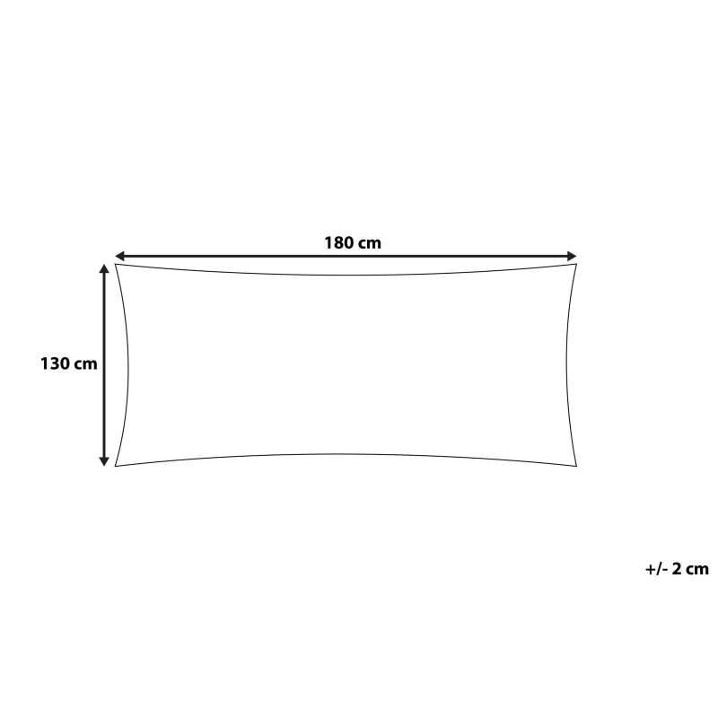 Koc ASAKA Bawełna 130 x 180 cm Beżowy