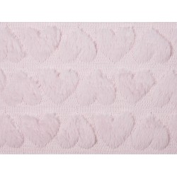 2 poduszki dekoracyjne tuftowane w serca 45 x 45 cm różowe ASTRANTIA