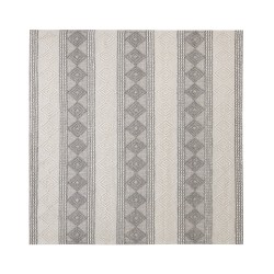 Dywan wełniany 200 x 200 cm beżowo-szary BOZOVA