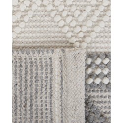 Dywan wełniany 200 x 200 cm beżowo-szary BOZOVA