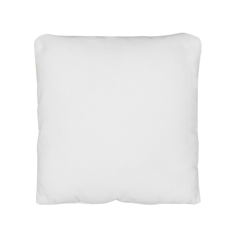 Bawełniana poduszka dla dzieci miś 45 x 45 cm żółta WARANASI