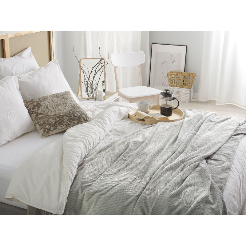 Koc SAITLER 150 x 200 cm Jasnoszary