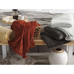 Koc SAITLER 150 x 200 cm Jasnoszary