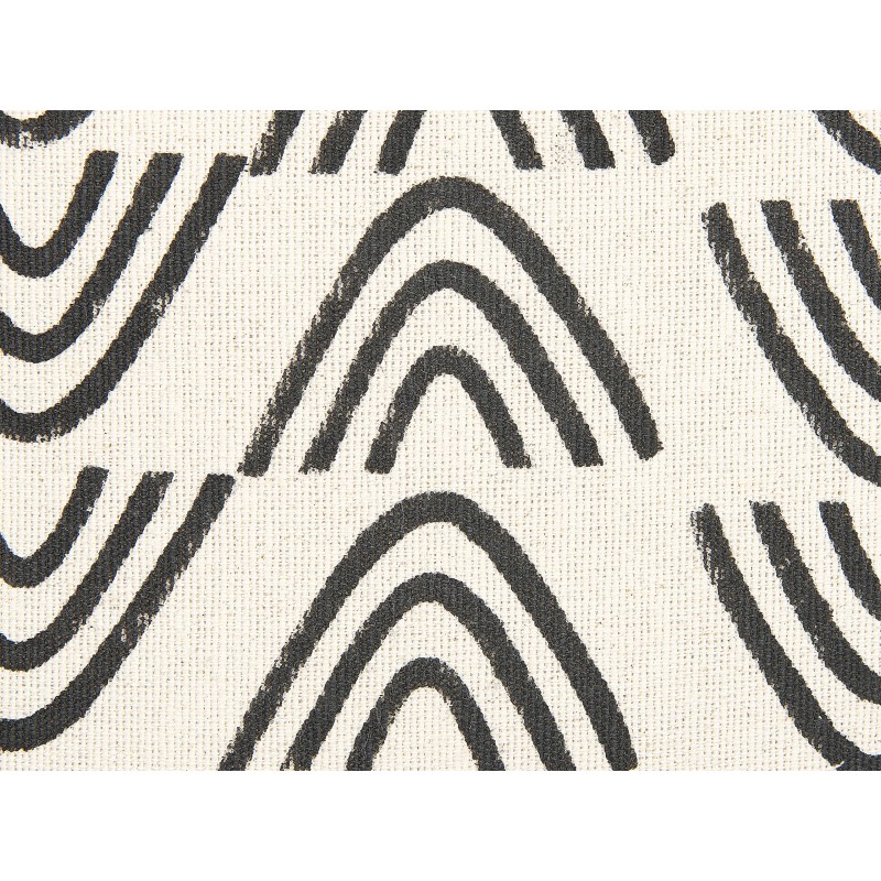 Poduszka dekoracyjna MAYS Bawełna 45 x 45 cm Biały Wzór geometryczny