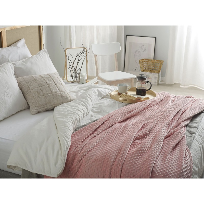 Koc SAMUR 150 x 200 cm Różowy