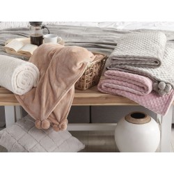 Koc SAMUR 150 x 200 cm Różowy