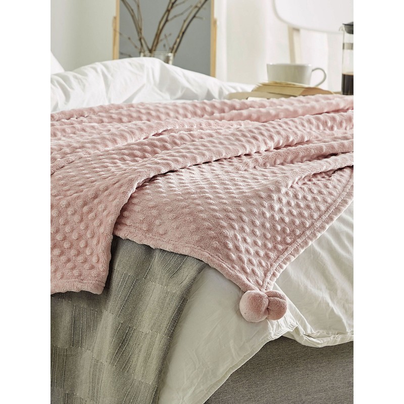 Koc SAMUR 150 x 200 cm Różowy