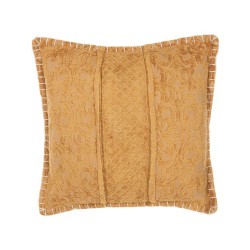 Poduszka dekoracyjna KAVALAM 45 x 45 cm Musztardowy Jednolity