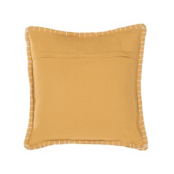 Poduszka dekoracyjna KAVALAM 45 x 45 cm Musztardowy Jednolity