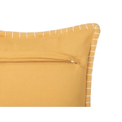 Poduszka dekoracyjna KAVALAM 45 x 45 cm Musztardowy Jednolity
