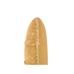 Poduszka dekoracyjna KAVALAM 45 x 45 cm Musztardowy Jednolity